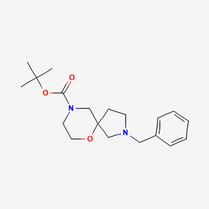 Tert-butyl 2-benzyl-6-oxa-2,9-diazaspiro[4.5]decane-9-carboxylate
