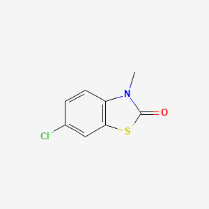 molecular formula C8H6ClNOS B3276261 6-Chloro-3-methylbenzo[d]thiazol-2(3H)-one CAS No. 63754-98-3