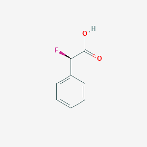 molecular formula C8H7FO2 B3276292 (R)-2-Fluoro-2-phenylacetic acid CAS No. 63818-94-0