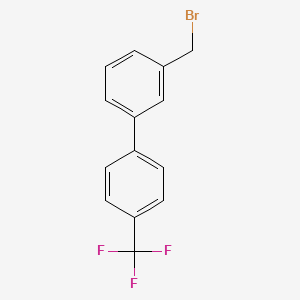 3-(Bromomethyl)-4'-(trifluoromethyl)-1,1'-biphenyl