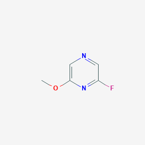 molecular formula C5H5FN2O B3276331 2-Fluoro-6-methoxypyrazine CAS No. 639452-57-6