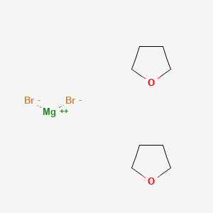 molecular formula C8H16Br2MgO2 B3276351 Magnesium bromide tetrahydrofuran complex CAS No. 63994-15-0