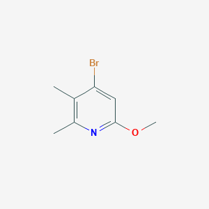 molecular formula C8H10BrNO B3276362 4-Bromo-6-methoxy-2,3-dimethylpyridine CAS No. 640721-50-2