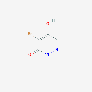 4-Bromo-5-hydroxy-2-methyl-2H-pyridazin-3-one