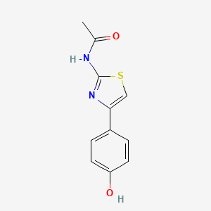 molecular formula C11H10N2O2S B3276507 N-[4-(4-Hydroxyphenyl)-1,3-thiazol-2-yl]acetamide CAS No. 64309-02-0