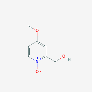 molecular formula C7H9NO3 B3276566 2-(Hydroxymethyl)-4-methoxypyridine 1-oxide CAS No. 64364-95-0