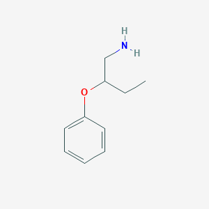 molecular formula C10H15NO B3276627 [(1-Aminobutan-2-yl)oxy]benzene CAS No. 6440-90-0