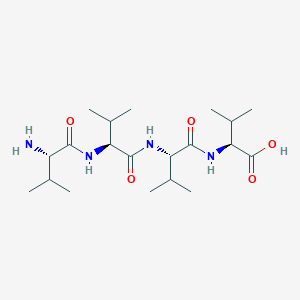 molecular formula C20H38N4O5 B3276689 H-Val-val-val-val-OH CAS No. 64577-64-6