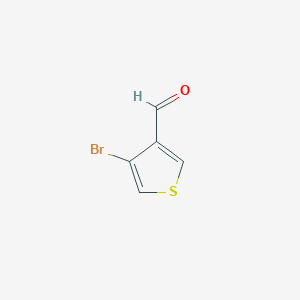 molecular formula C5H3BrOS B032767 4-Bromothiophene-3-carbaldehyde CAS No. 18791-78-1