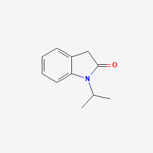molecular formula C11H13NO B3276809 1-Isopropylindolin-2-one CAS No. 64788-47-2