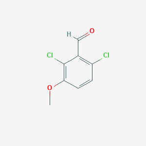 molecular formula C8H6Cl2O2 B3276912 2,6-Dichloro-3-methoxybenzaldehyde CAS No. 6505-37-9