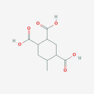 molecular formula C10H14O6 B3276927 5-Methylcyclohexane-1,2,4-tricarboxylic acid CAS No. 650622-06-3