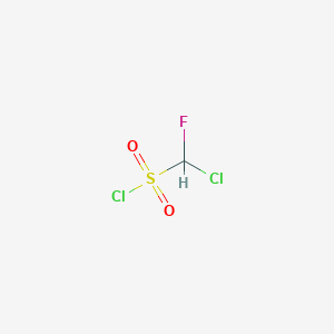 molecular formula CHCl2FO2S B3277076 Chlorofluorometanesulfonyl chloride CAS No. 65269-92-3
