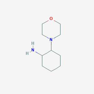 molecular formula C10H20N2O B3277107 2-(Morpholin-4-yl)cyclohexan-1-amine CAS No. 65430-31-1