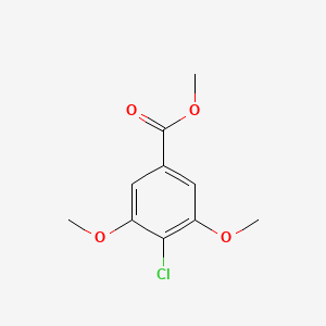 molecular formula C10H11ClO4 B3277184 Methyl 4-chloro-3,5-dimethoxybenzoate CAS No. 65566-15-6