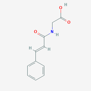 molecular formula C₁₁H₁₁NO₃ B032772 Cinnamoylglycine CAS No. 16534-24-0