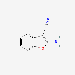 molecular formula C9H6N2O B3277277 2-Aminobenzofuran-3-carbonitrile CAS No. 65715-23-3