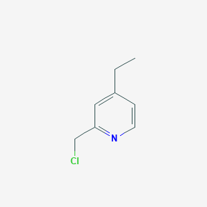 molecular formula C8H10ClN B3277367 2-(Chloromethyl)-4-ethylpyridine CAS No. 65845-72-9