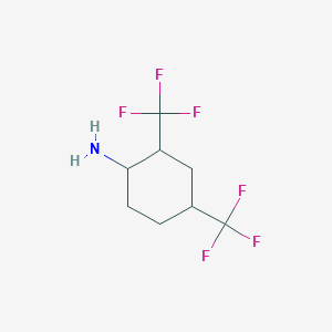 2,4-Bis(trifluoromethyl)cyclohexan-1-amine