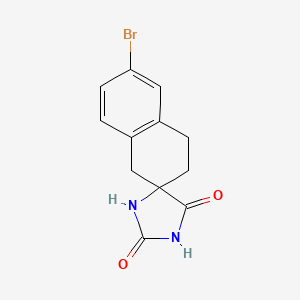 6'-Bromospiro[imidazolidine-5,2'-tetralin]-2,4-dione