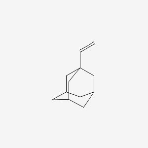 molecular formula C12H18 B3277453 1-Vinyladamantane CAS No. 6600-42-6