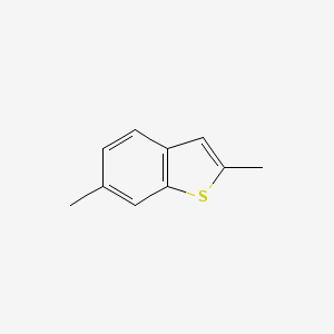 molecular formula C10H10S B3277498 2,6-Dimethylbenzo[b]thiophene CAS No. 66142-67-4