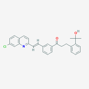 molecular formula C29H26ClNO2 B032775 1-[3-[(1E)-2-(7-Chloro-2-quinolinyl)ethenyl]phenyl]-3-[2-(1-hydroxy-1-methylethyl)phenyl]-1-propanon CAS No. 1258428-71-5