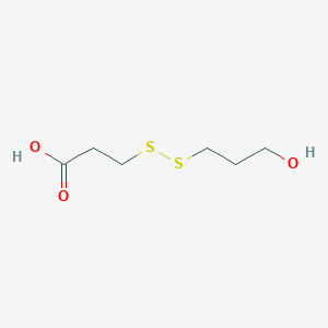 Propanoic acid, 3-[(3-hydroxypropyl)dithio]-
