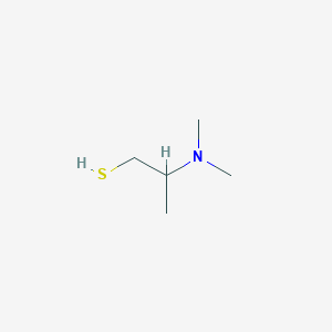 molecular formula C5H13NS B3277661 2-(Dimethylamino)propane-1-thiol CAS No. 66338-45-2