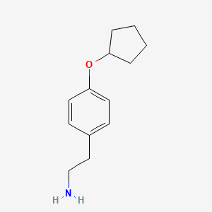 2-(4-(Cyclopentyloxy)phenyl)ethanamine
