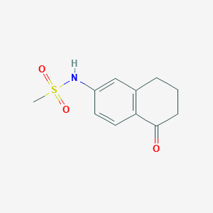 N-(5-oxo-5,6,7,8-tetrahydronaphthalen-2-yl)methanesulfonamide