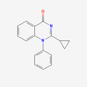 molecular formula C17H14N2O B3277748 2-Cyclopropyl-1-phenylquinazolin-4(1H)-one CAS No. 66491-82-5