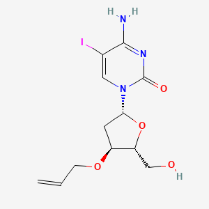 molecular formula C12H16IN3O4 B3277863 Cytidine, 2'-deoxy-5-iodo-3'-O-2-propen-1-yl- CAS No. 666848-13-1