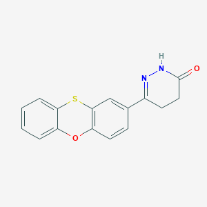molecular formula C16H12N2O2S B3277886 6-(Phenoxathiin-2-yl)-4,5-dihydropyridazin-3(2H)-one CAS No. 667466-68-4