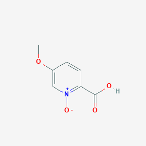 molecular formula C7H7NO4 B3278177 2-Pyridinecarboxylicacid,5-methoxy-,1-oxide(9CI) CAS No. 672957-93-6