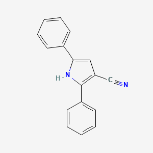 molecular formula C17H12N2 B3278218 2,5-diphenyl-1H-pyrrole-3-carbonitrile CAS No. 67421-66-3