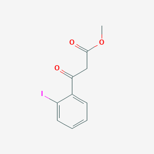 molecular formula C10H9IO3 B3278328 Methyl 3-(2-iodophenyl)-3-oxopropanoate CAS No. 676348-63-3