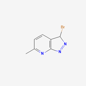 3-Bromo-6-methyl-3H-pyrazolo[3,4-b]pyridine