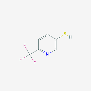 molecular formula C6H4F3NS B3278460 6-(Trifluoromethyl)-3-pyridinethiol CAS No. 677772-36-0
