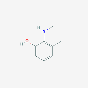 molecular formula C8H11NO B3278503 3-Methyl-2-(methylamino)phenol CAS No. 67932-27-8