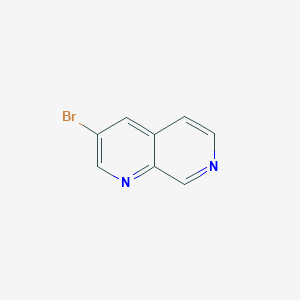 molecular formula C8H5BrN2 B3278540 3-Bromo-1,7-naphthyridine CAS No. 67967-05-9