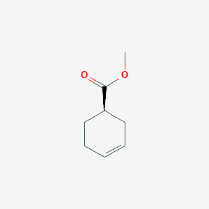 molecular formula C8H12O2 B3278570 Methyl (R)-cyclohex-3-ene-1-carboxylate CAS No. 68000-20-4