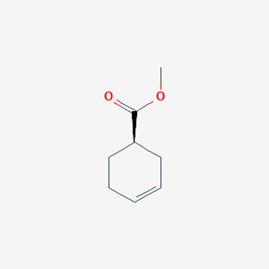 molecular formula C8H12O2 B3278570 Methyl (R)-3-cyclohexene-1-carboxylate CAS No. 68000-20-4
