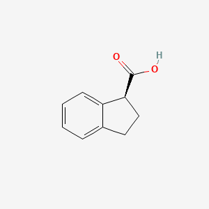 molecular formula C10H10O2 B3278576 (1S)-2,3-Dihydro-1H-indene-1-carboxylic acid CAS No. 68000-22-6