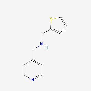 molecular formula C11H12N2S B3278579 Pyridin-4-ylmethyl-thiophen-2-ylmethylamine CAS No. 680185-81-3