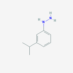 molecular formula C9H14N2 B3278580 (3-异丙苯基)肼 CAS No. 680218-05-7