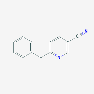 molecular formula C13H10N2 B3278604 6-Benzylnicotinonitrile CAS No. 68043-60-7