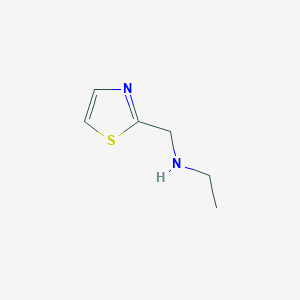 molecular formula C6H10N2S B3278605 Ethyl-thiazol-2-ylmethyl-amine CAS No. 680591-00-8
