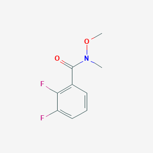 molecular formula C9H9F2NO2 B3278612 2,3-difluoro-N-methoxy-N-methylbenzamide CAS No. 680610-58-6