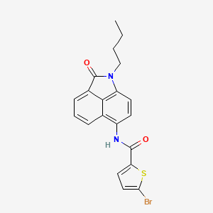 5-bromo-N-(1-butyl-2-oxo-1,2-dihydrobenzo[cd]indol-6-yl)thiophene-2-carboxamide